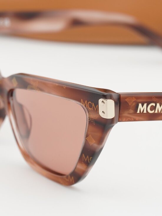 MCM MW0010 74S Cat Eye Sunglasses – Pink Havana / Bordeaux main image 4